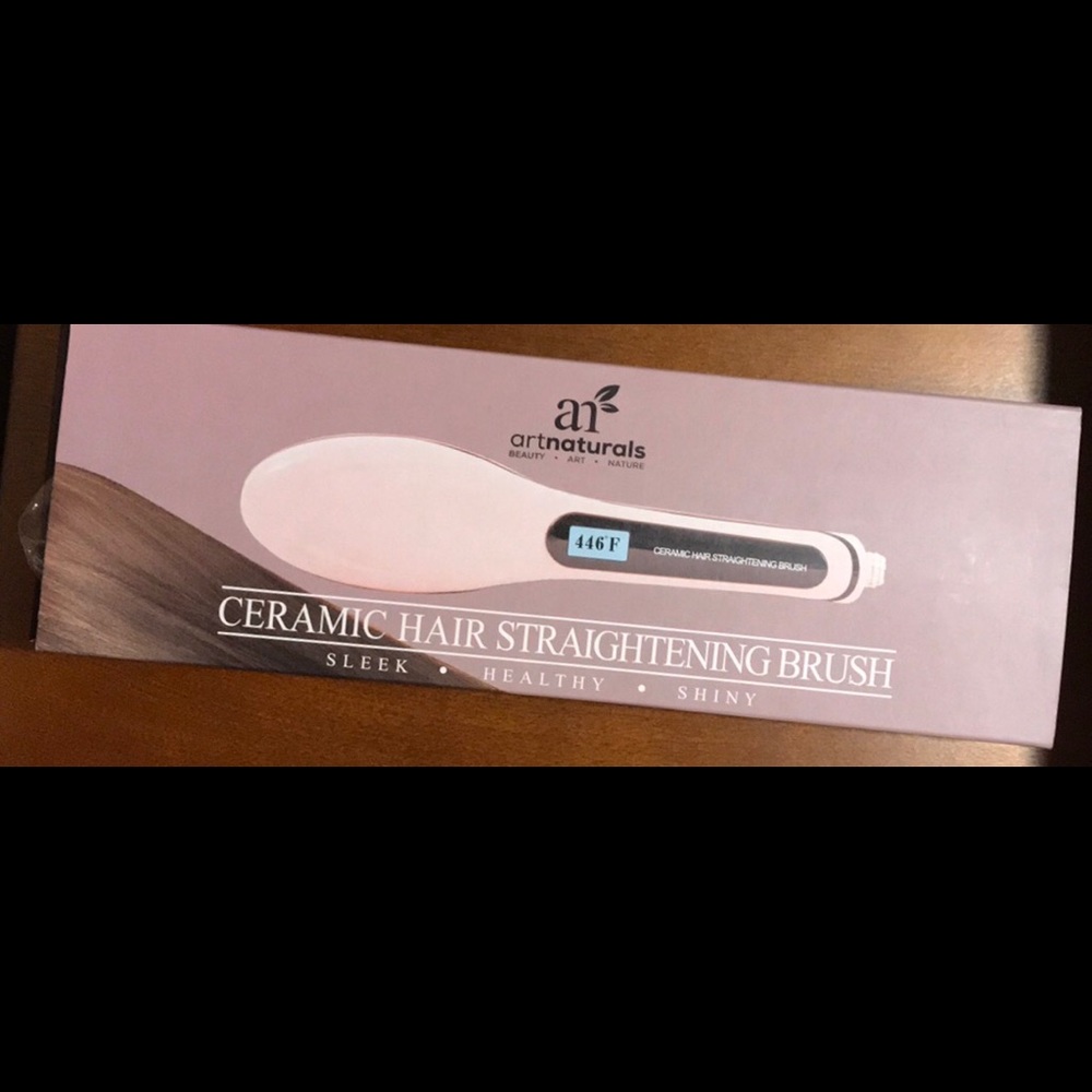 AN Art naturals,  ceramic hair straightening brush
